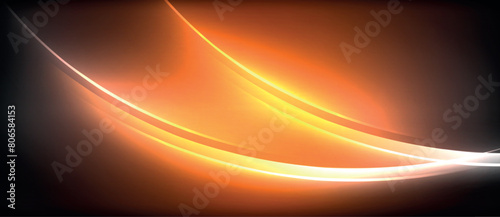 An astronomical object glowing in amber and orange hues against a black background, creating a mesmerizing pattern reminiscent of a fiery horizon in space