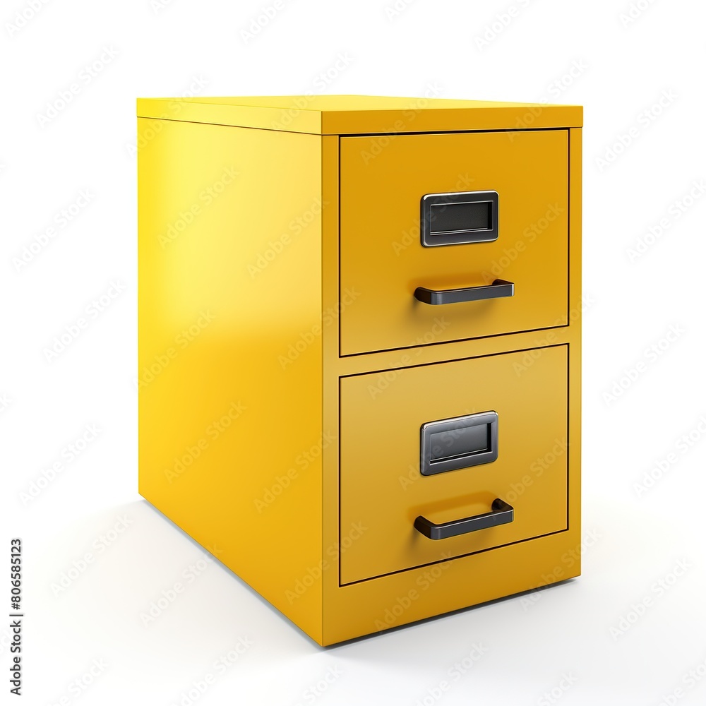 Filing cabinet yellow Filing cabinet yellow