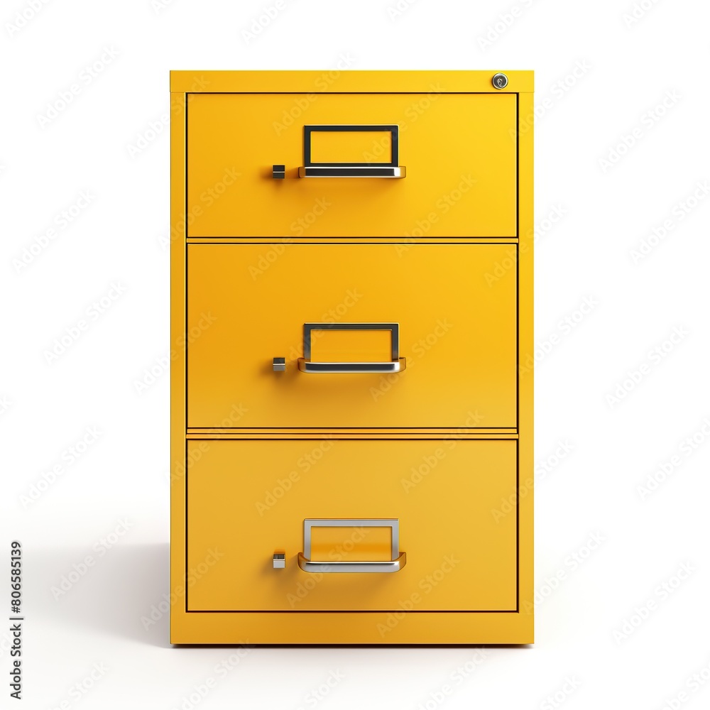 Filing cabinet yellow Filing cabinet yellow