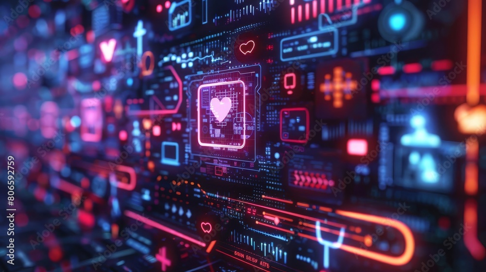 Craft a close-up image of a computer screen displaying a trending hashtag surrounded by virtual likes and shares Craft a close-up image of a computer screen displaying a trending hashtag surrounded by virtual likes and shares