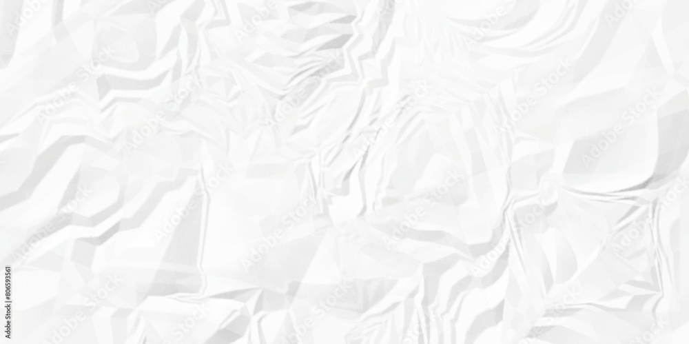 White fabric background. white crumpled paper background texture pattern overlay. wrinkled high resolution arts craft and Seamless white crumpled paper.	
