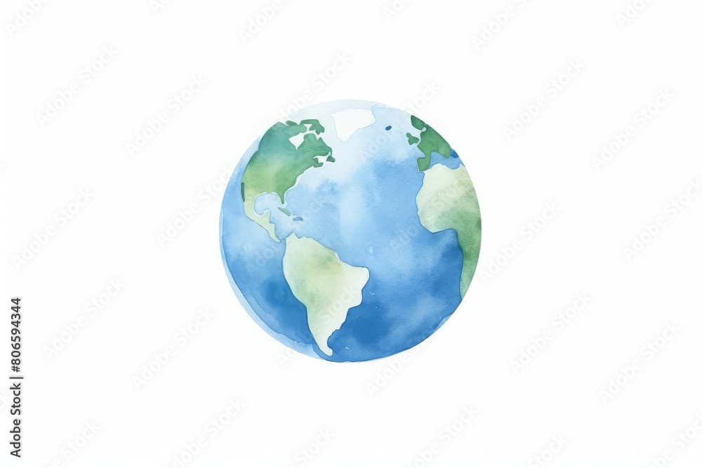Fototapeta premium Earth from space, stunning view of Earth from space