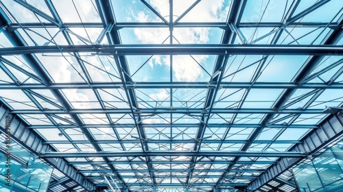 steel structure design external roof frame