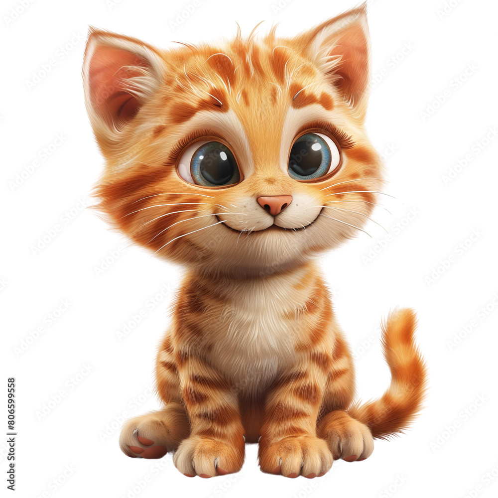 Obraz premium red kitten