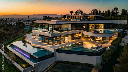 Futuristic Elegance: An Ultra-Modern Mansion of Glass and Steel © 대연 김