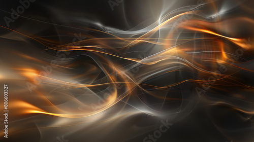 Abstract background with a smooth wave of light. Modern digital design