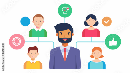To ensure that all parties were on the same page the mediator frequently summarized and clarified the key points raised by each stakeholder.. Vector illustration