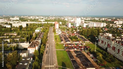 District of the city of Vitebsk, Pravdy Street and Moskovsky Avenue photo