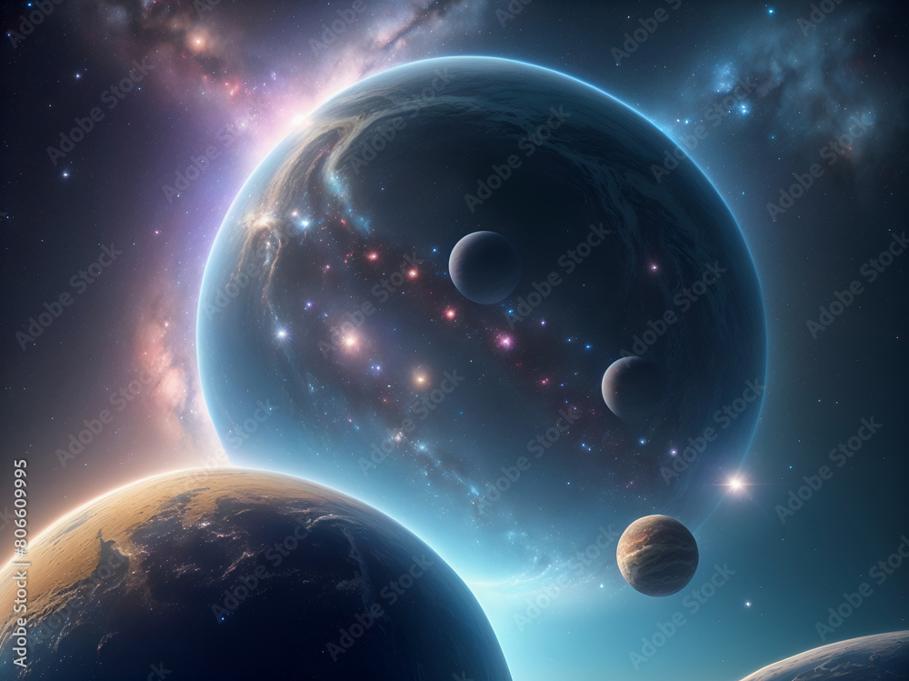 Fototapeta premium planet in space