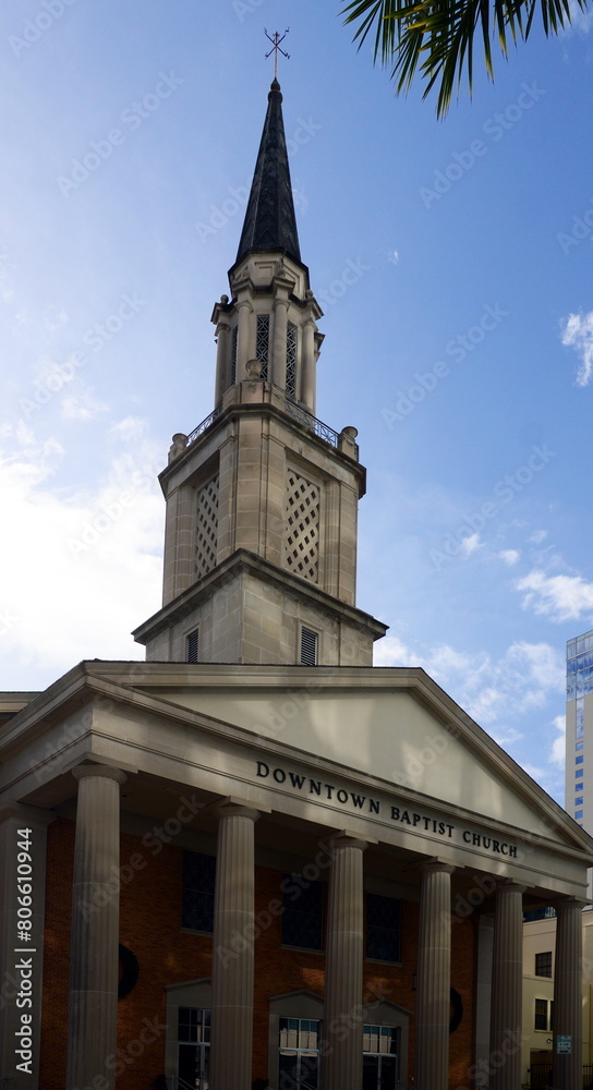 Baptist Church in Downtown Orlando, Florida