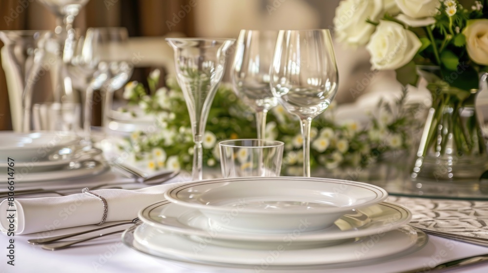 Elegant Table Setting for Sophisticated Dining Experience Elegant Table Setting for Sophisticated Dining Experience