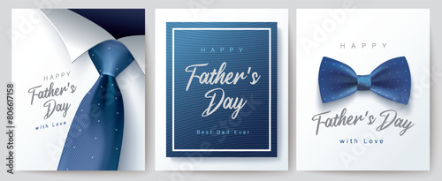 Happy Father’s Day Calligraphy greeting card. Vector illustration.
