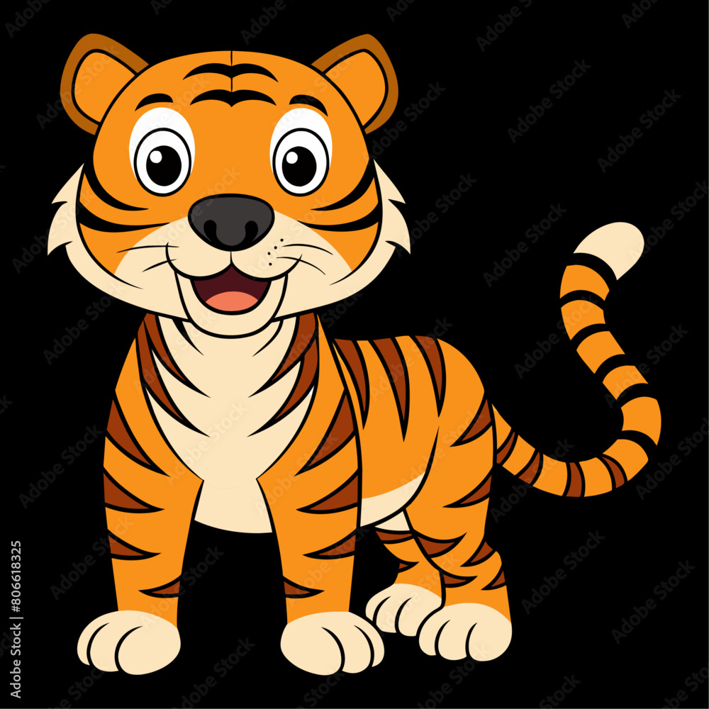 Tiger illustration File Generative Ai Tiger illustration File Generative Ai