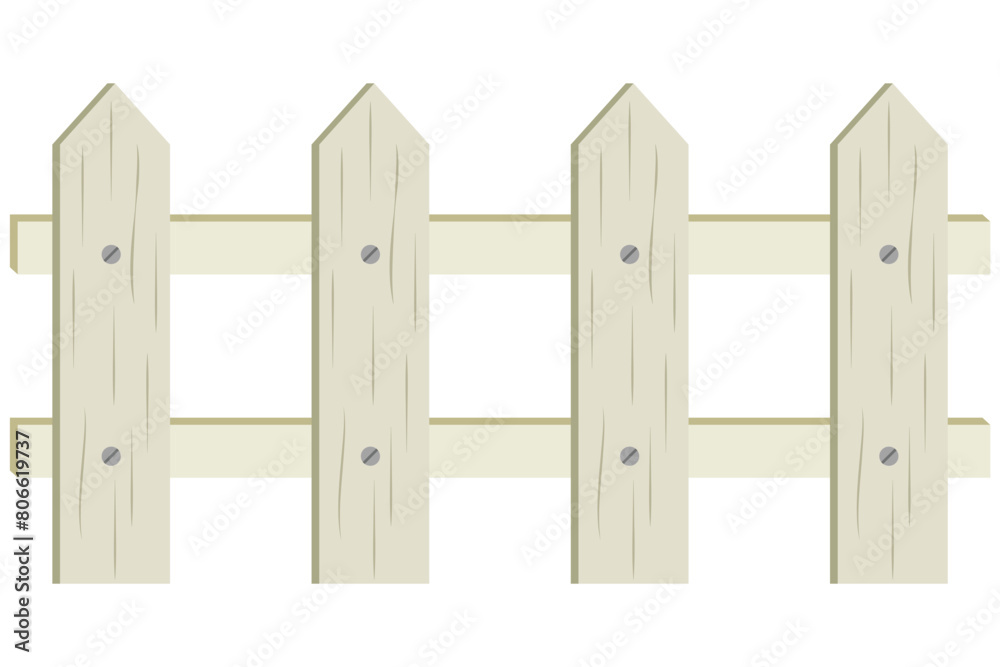 Wooden garden fence in the countryside to protect the farm of farmers, bamboo house fence, line pattern of decorative element Wooden garden fence in the countryside to protect the farm of farmers, bamboo house fence, line pattern of decorative element