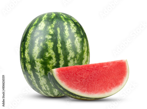 watermelon isolated on transparent png