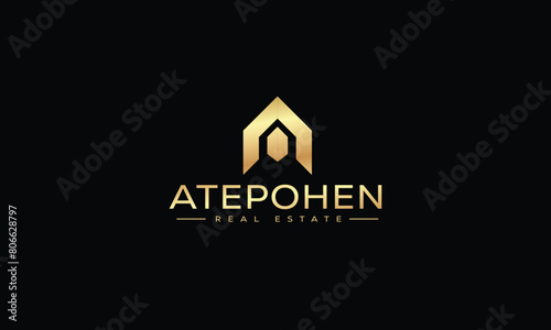 Real Estate Logo, Construction Logo , Architecture Logo, realtor logo vector template	

