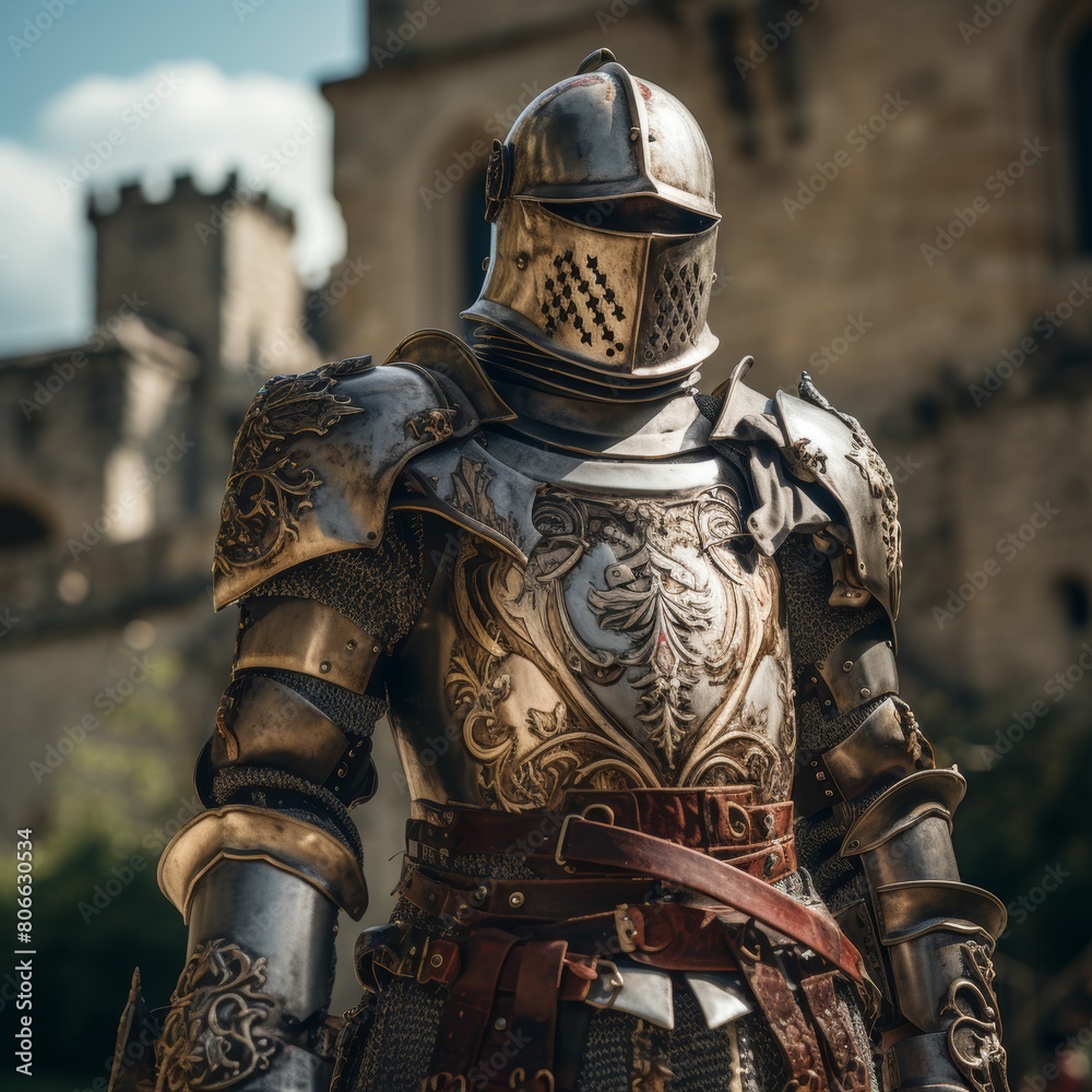 Ornate medieval knight armor Ornate medieval knight armor