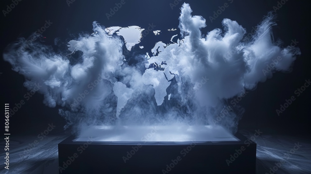 5g global density map showing distribution in cool, calm blue tone for worldwide coverage 5g global density map showing distribution in cool, calm blue tone for worldwide coverage