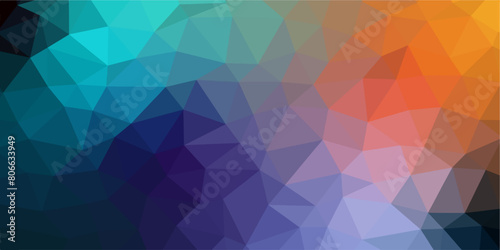 Abstract Polygon backgrounds for modern digital designs. Stylish geometric mesh elements for contemporary decor and trendy prints. Complex geometric shapes ranging in diffusion and reflectiveness