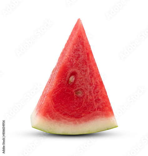 slice watermelon isolated on transparent png