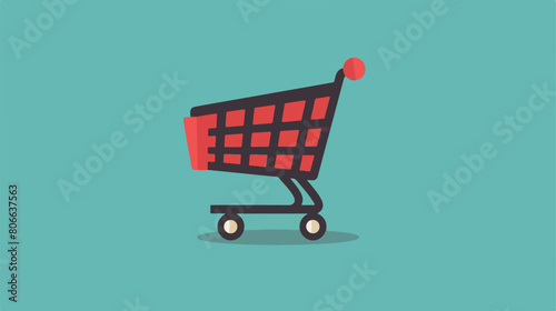 Shopping cart icon image Vector illustration. Vector