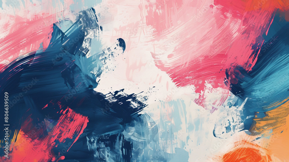 
abstract background inspired by abstract expressionist art, with bold brushstrokes and contrasting colors.