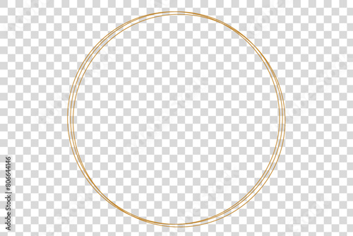Golden Circle, golden border, golden frame, wedding ornament, luxurious gold circle