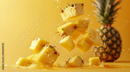 pineapple cutted pieces