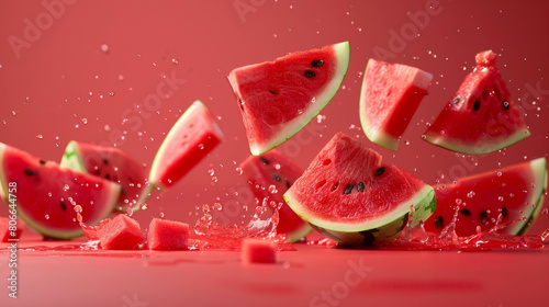 watermelon cutted pieces