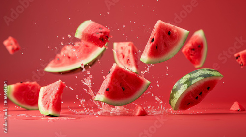 watermelon cutted pieces