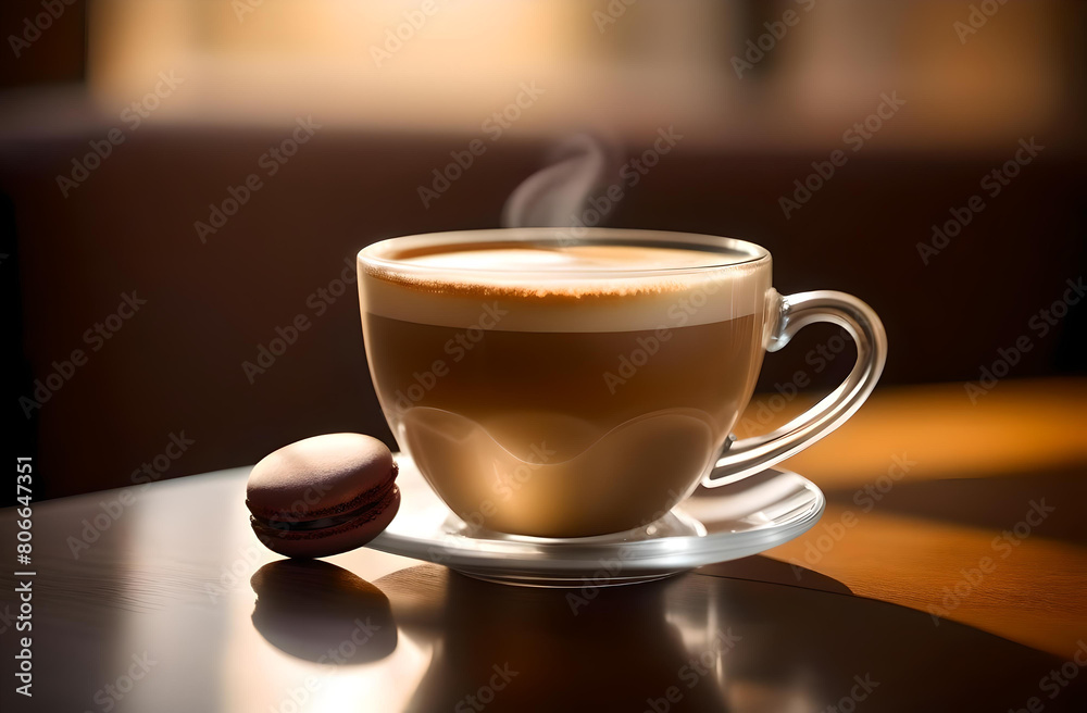 Obraz premium Coffee on the table with space for text