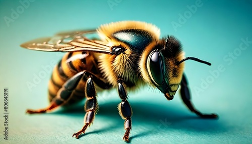 A coloful honey bee (191) photo