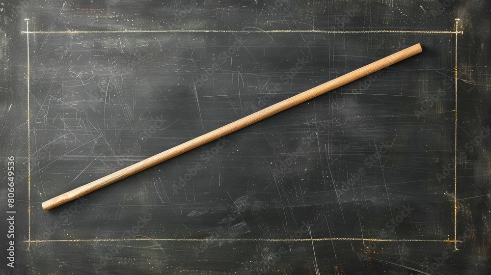 A blank chalkboard with a single line drawn diagonally across it. A blank chalkboard with a single line drawn diagonally across it.