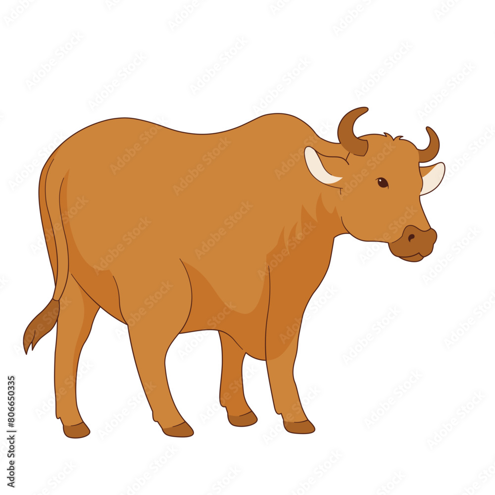 Eid Al-Adha Cow Animal Illustration Eid Al-Adha Cow Animal Illustration