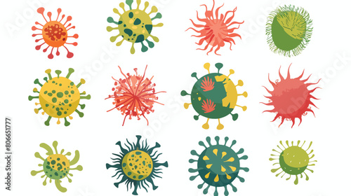 Virus design over white backgroundvector illustration photo