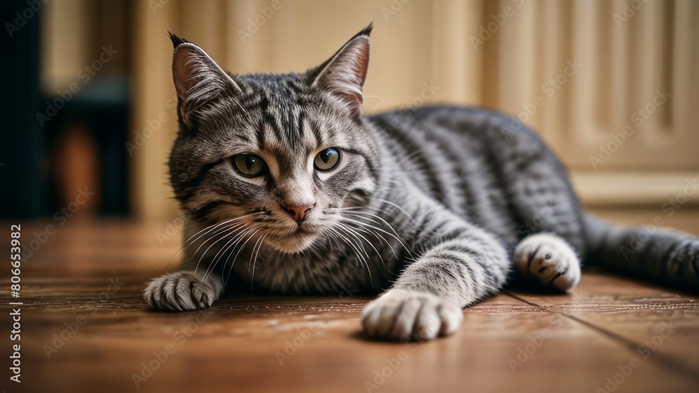 portrait of a cute cat