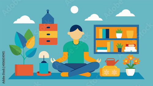Learning to let go of unnecessary items and practicing minimalism to promote a clutterfree and mindful environment in your small living space..
