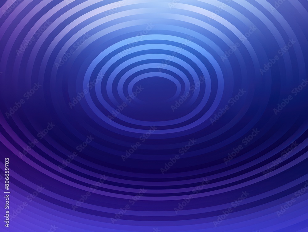 Indigo concentric gradient circle line pattern vector illustration for background, graphic, element, poster blank copyspace for design text photo website web 
