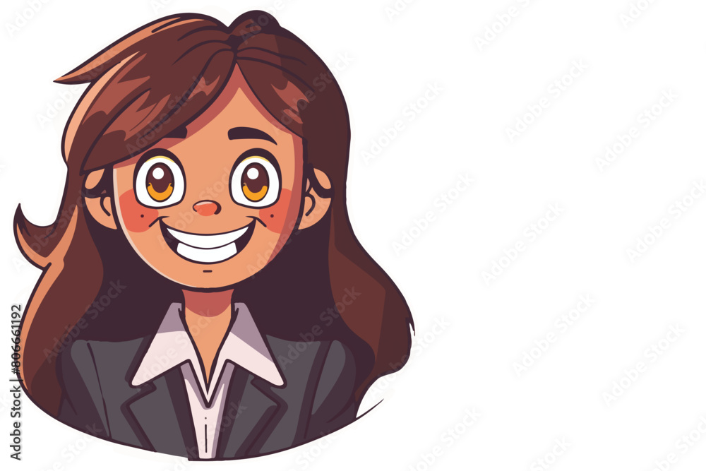 person with a smile person with a smile