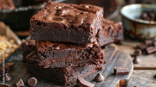 Delicious chocolate zucchini brownies © Manzoor