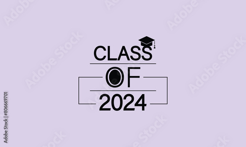 Word Artistry Text Illustration Designs Celebrating the Class of 2024