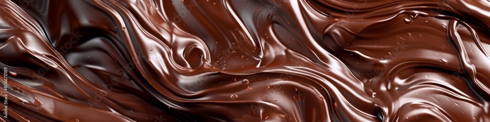 A seamless pattern of chocolate liquid texture, showcasing the intricate swirls and textures characteristic of reallife melted chocolate. The background is a rich brown color with detailed lines A seamless pattern of chocolate liquid texture, showcasing the intricate swirls and textures characteristic of reallife melted chocolate. The background is a rich brown color with detailed lines