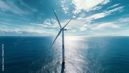 Building a Team for Constructing Offshore Wind Turbines to Generate Sustainable Energy in G. Concept Renewable Energy, Offshore Wind Turbines, Sustainability, Team Building, Construction,