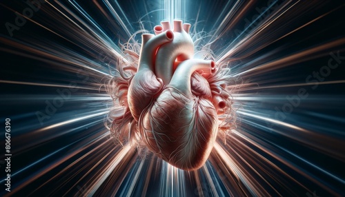 Human heart, concpt photo
