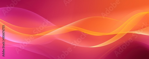 Magenta orange wave template empty space rough grainy noise grungy texture color gradient rough abstract background shine bright light and glow