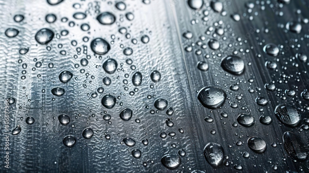 Close-Up of Rain Drops Close-Up of Rain Drops