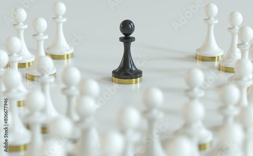 Racial segregation or discrimination. Social marginalization.