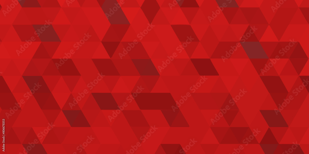 Red vector digital technology polygon pattern background .Abstract ...
