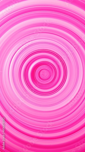 Magenta thin concentric rings or circles fading out background wallpaper banner flat lay top view from above on white background with copy space blank 
