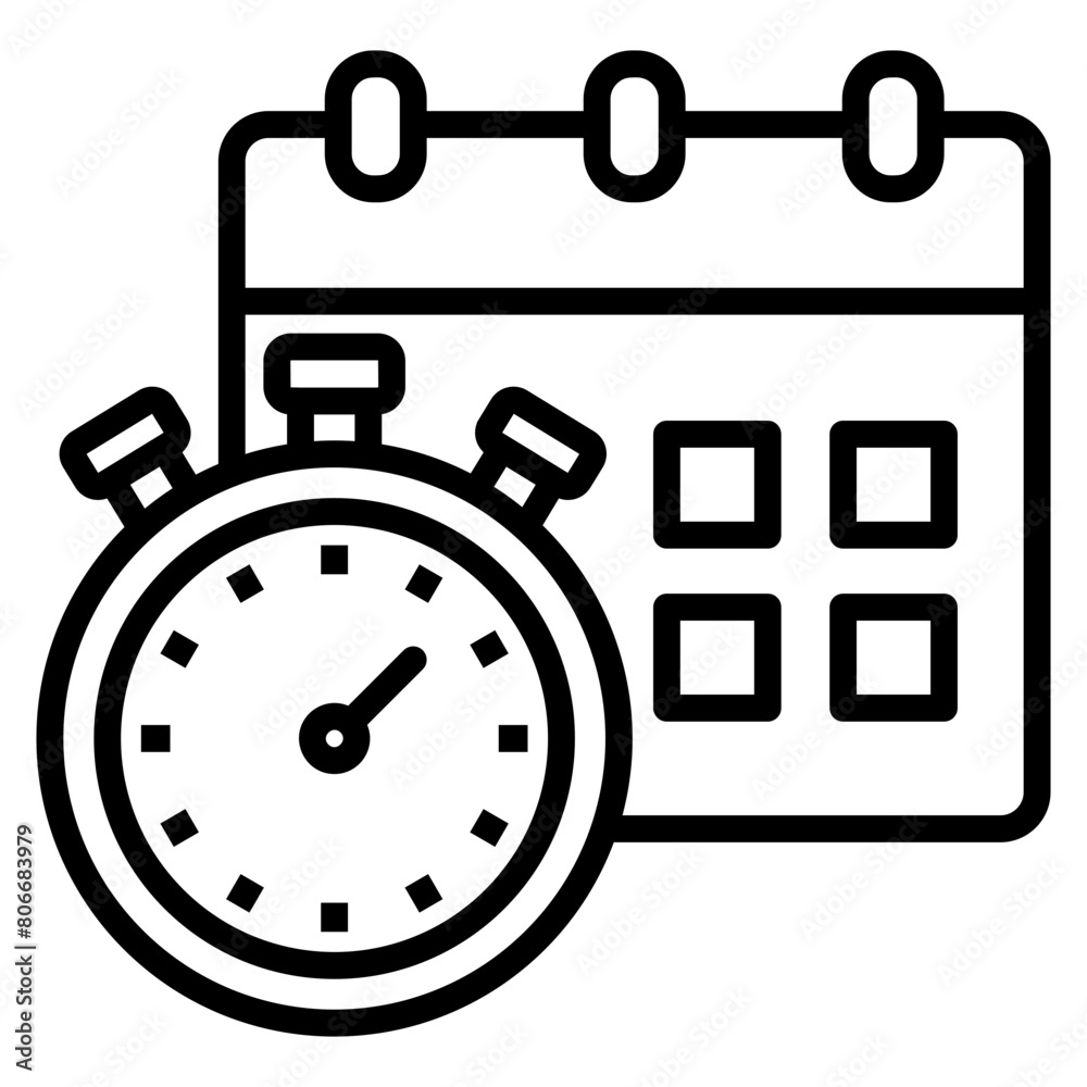 Deadline Icon Element For Design Deadline Icon Element For Design